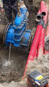 Changement de canalisation Avant